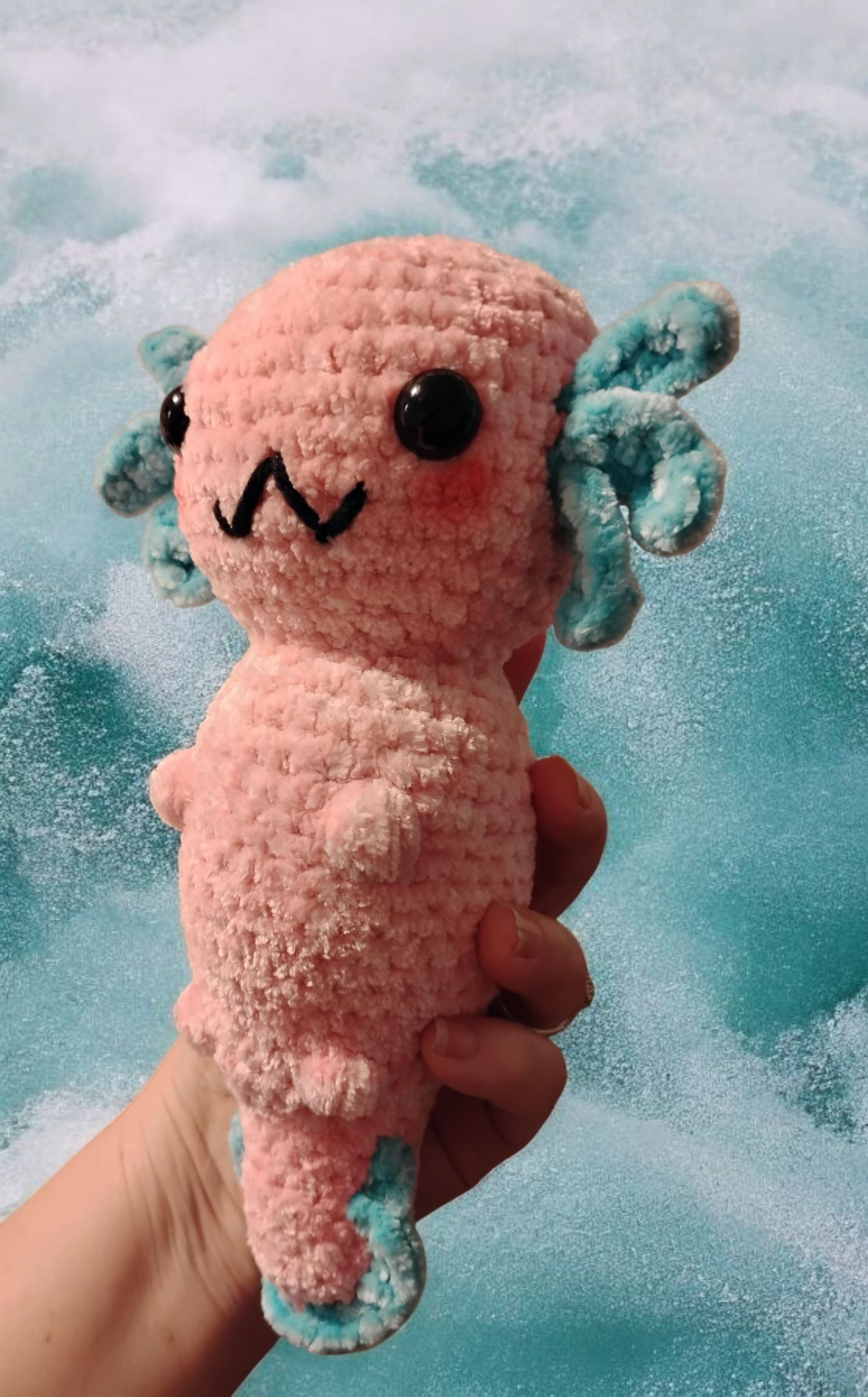 Axolotl Crochet Plushie