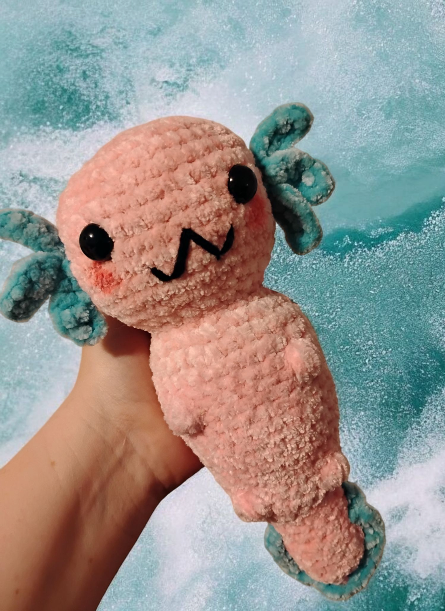 Axolotl Crochet Plushie