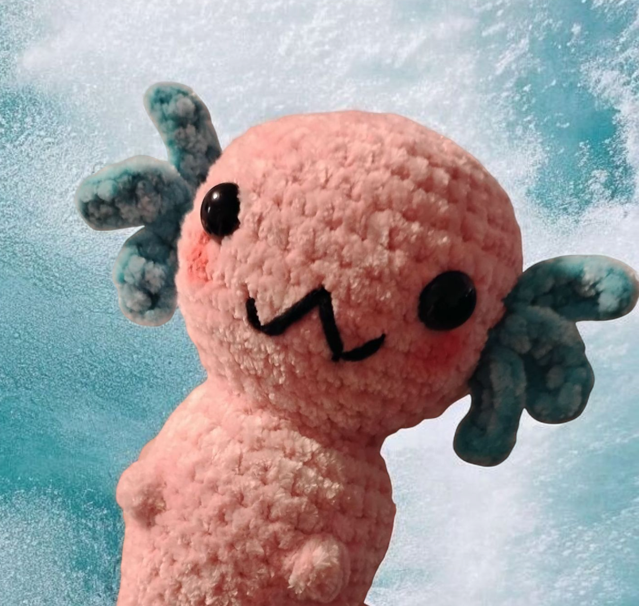Axolotl Crochet Plushie