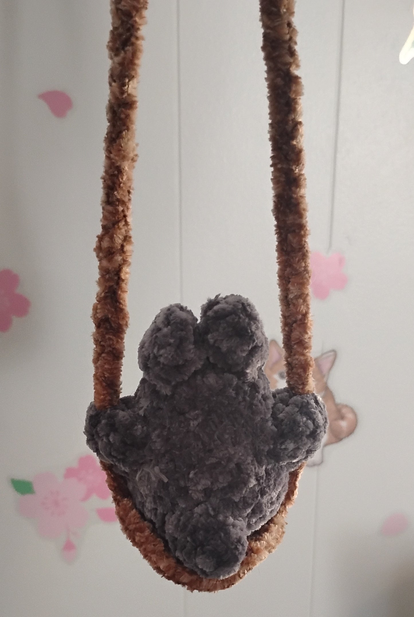 Totoro on a Swing Car Hanger (Made to Order)