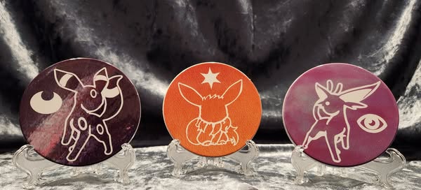 Eeveelution Ceramic Coasters