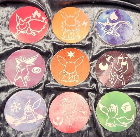 Eeveelution Ceramic Coasters