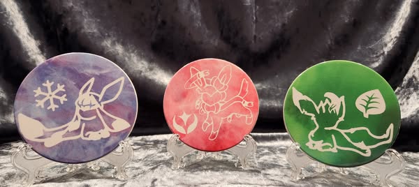 Eeveelution Ceramic Coasters