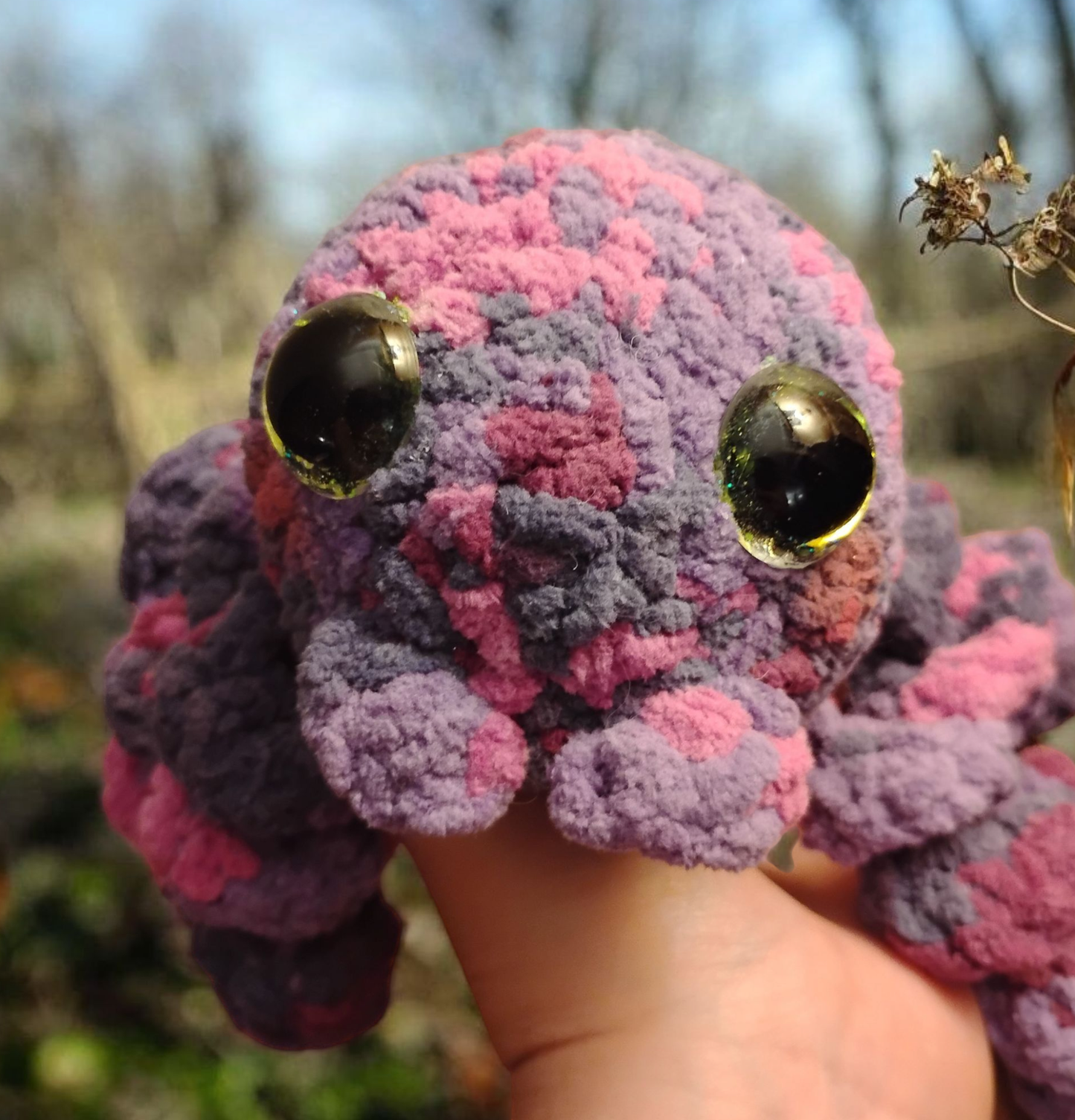 Large Spider Plush(Purple)