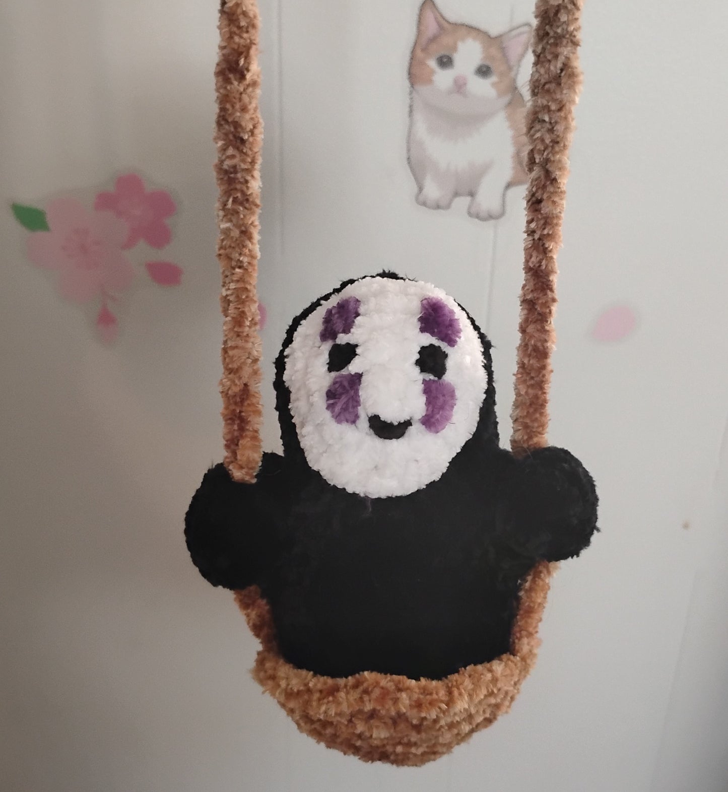 Car Hanger Swinging No Face (made to order)
