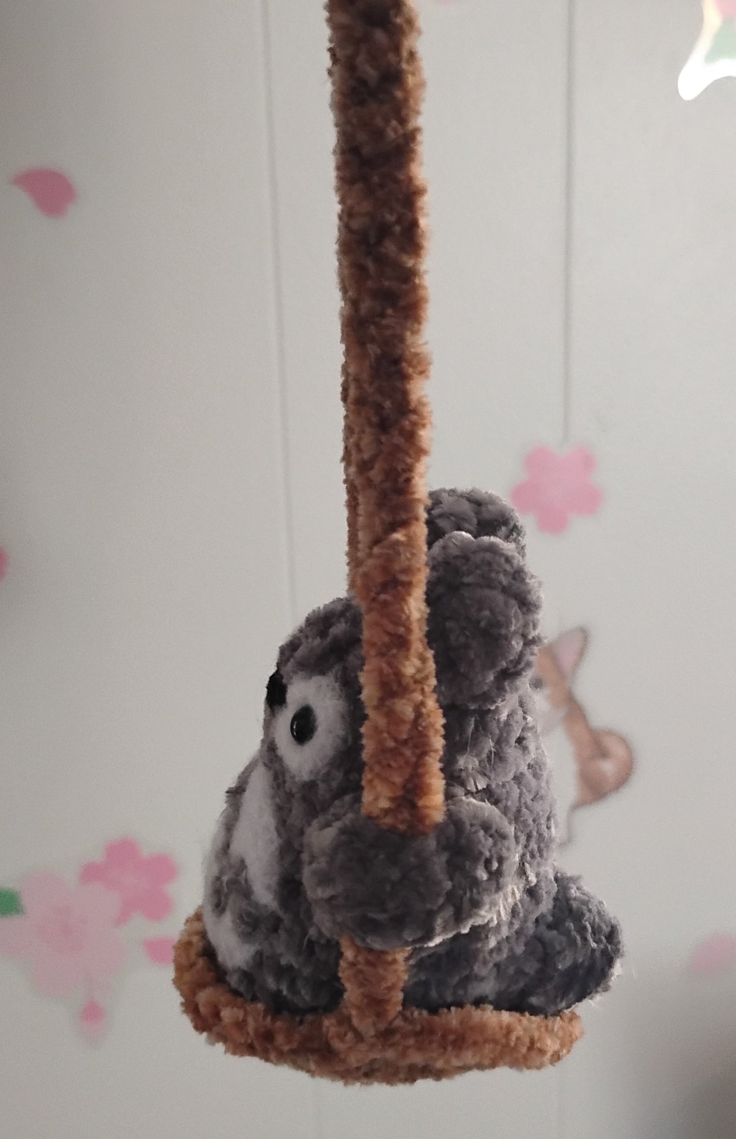 Totoro on a Swing Car Hanger (Made to Order)