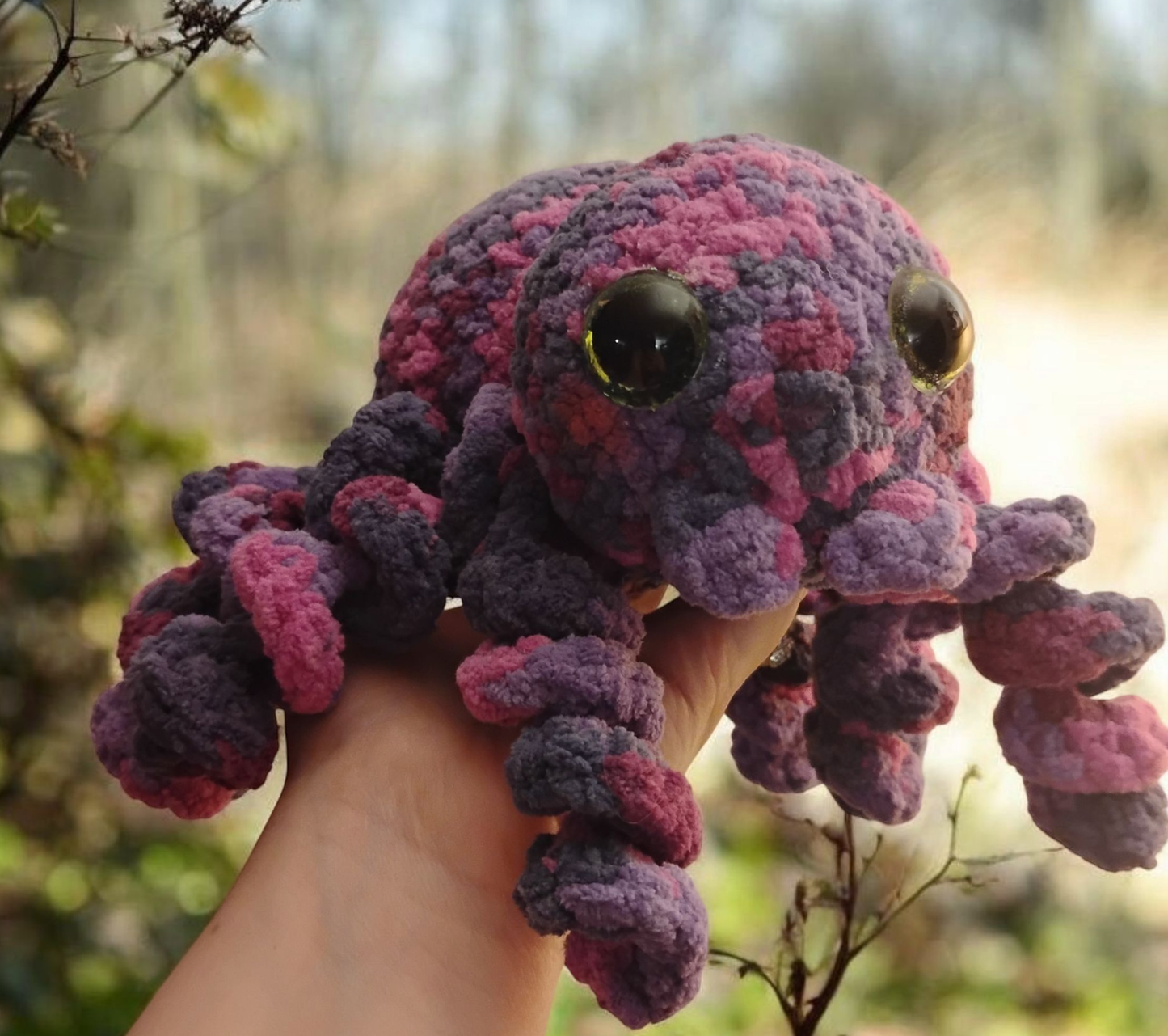 Large Spider Plush(Purple)